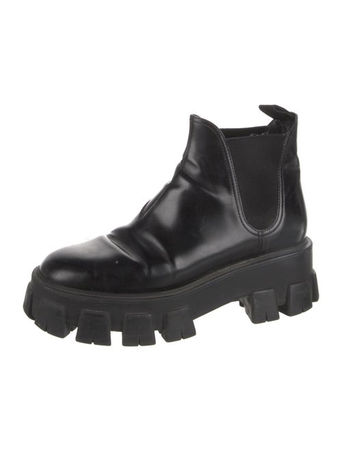 Prada Leather Chelsea Boots