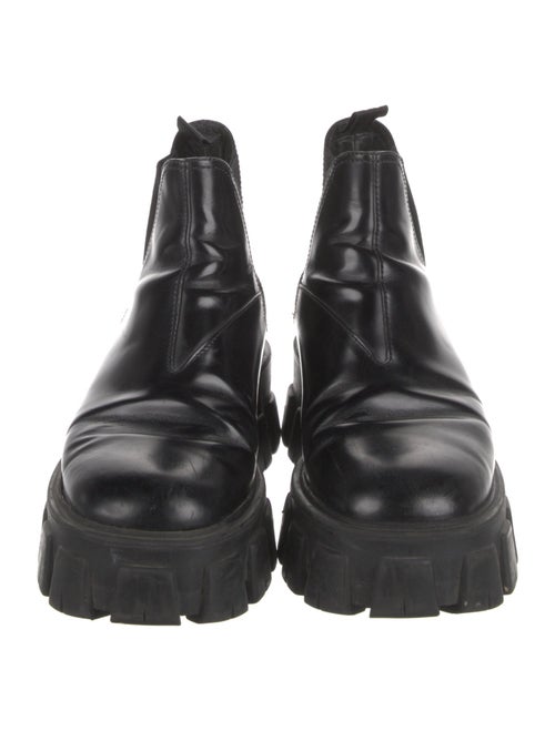 Prada Leather Chelsea Boots