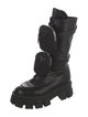 Prada Leather Combat Boots