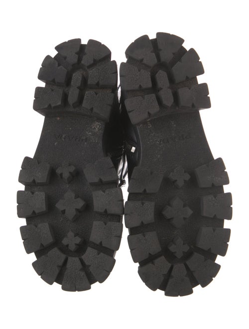 Prada Leather Combat Boots