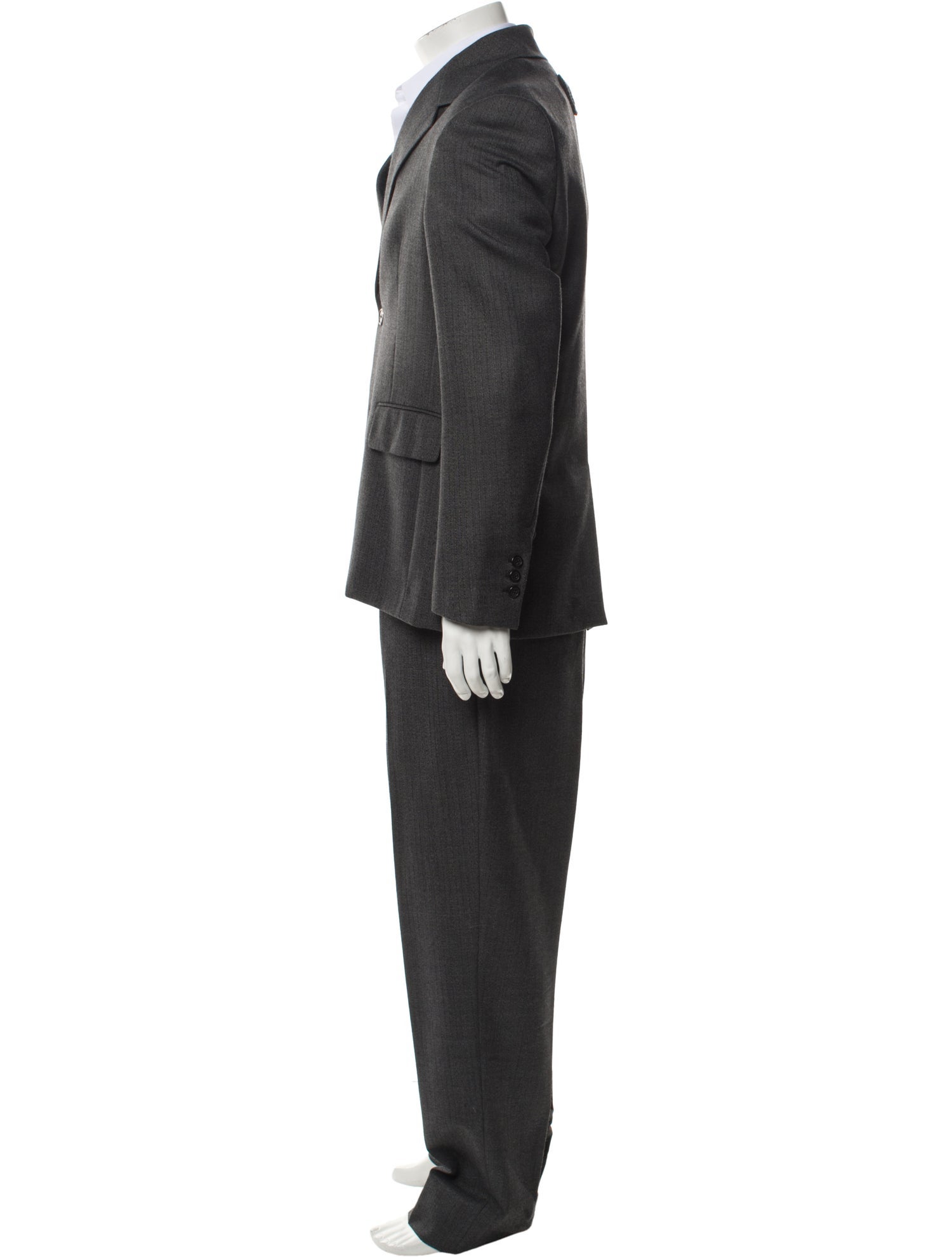 Prada 2023 Enameled Metal Triangle Two-Piece Suit