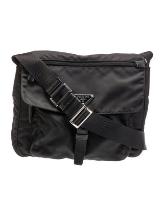 Prada Vela Nylon Messenger Bag