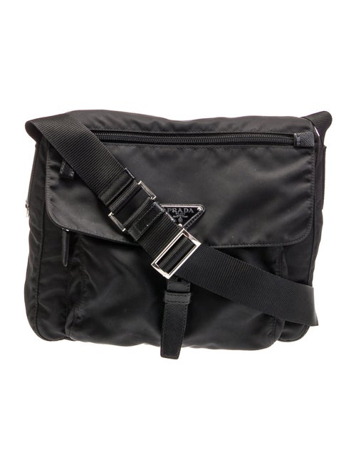 Prada Vela Nylon Messenger Bag
