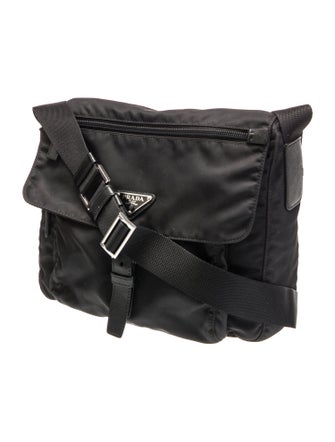 Prada Vela Nylon Messenger Bag