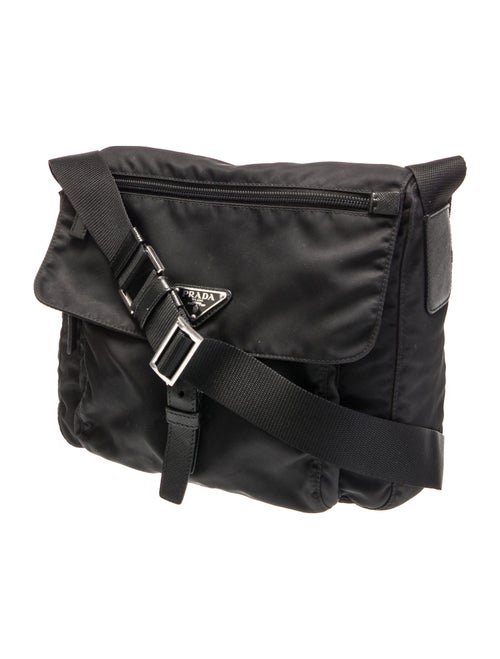 Prada Vela Nylon Messenger Bag