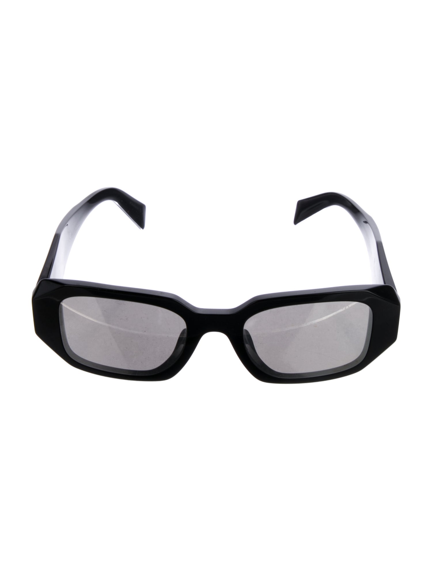 Prada Square Mirrored Sunglasses