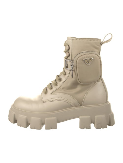 Prada Leather Combat Boots