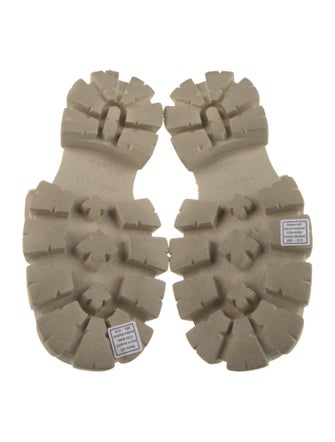 Prada Leather Combat Boots