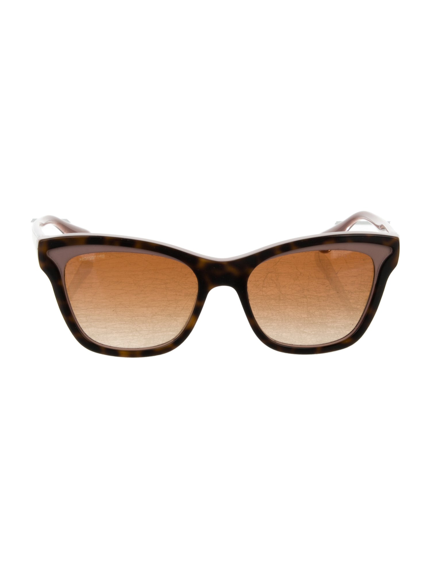 Prada Square Mirrored Sunglasses