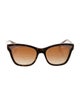 Prada Square Mirrored Sunglasses