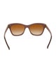 Prada Square Mirrored Sunglasses