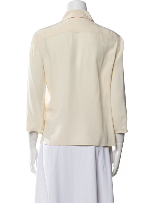 Prada 2013 Silk Button-Up Top