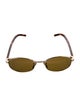 Prada Round Tinted Sunglasses