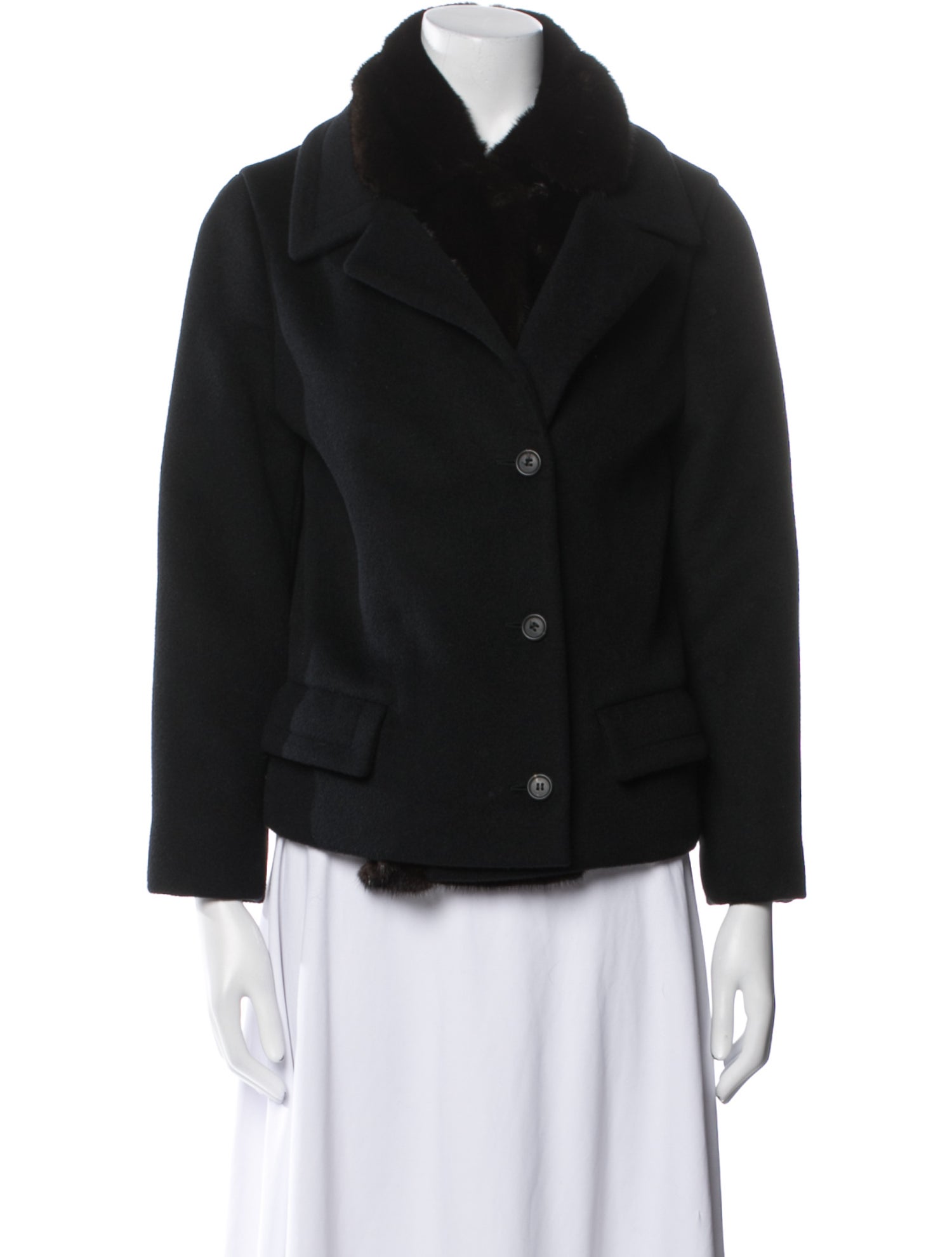 Prada Vintage 2000's Fur Jacket