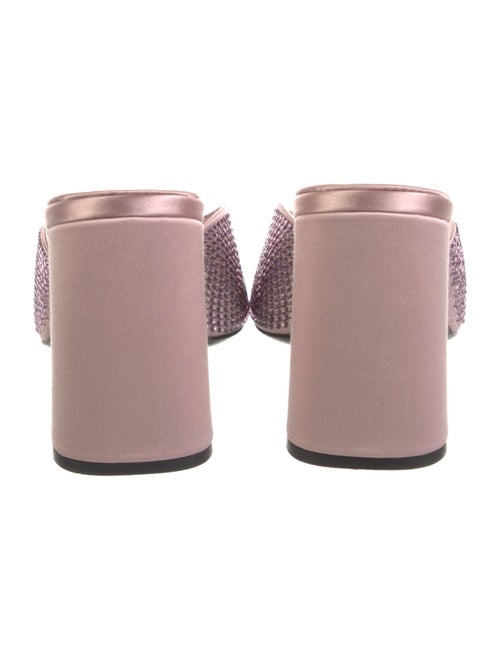 Prada Satin Patterned Slides