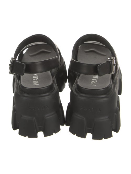 Prada Leather Slingback Sandals