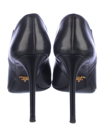 Prada Leather Slingback Sandals