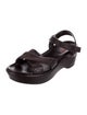 Prada Leather Slingback Sandals