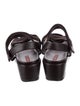 Prada Leather Slingback Sandals