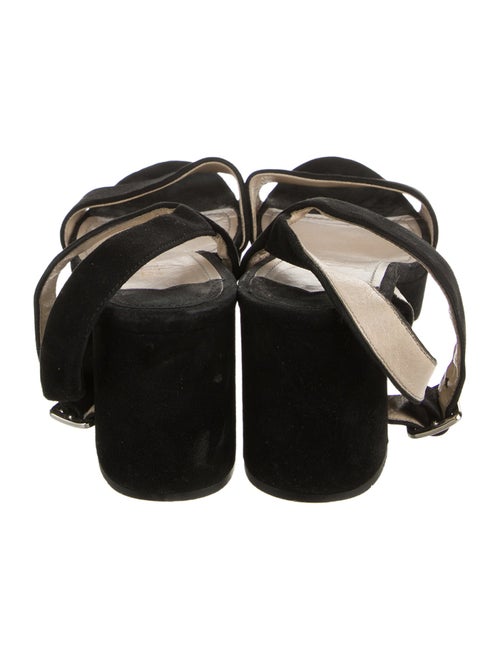 Prada Suede Slingback Sandals