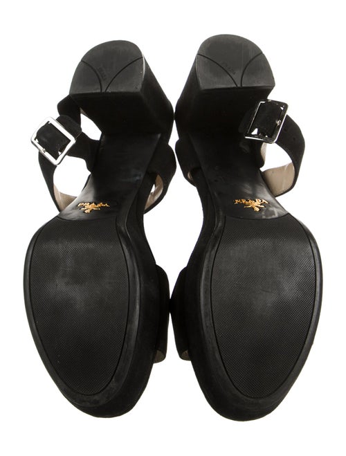 Prada Suede Slingback Sandals