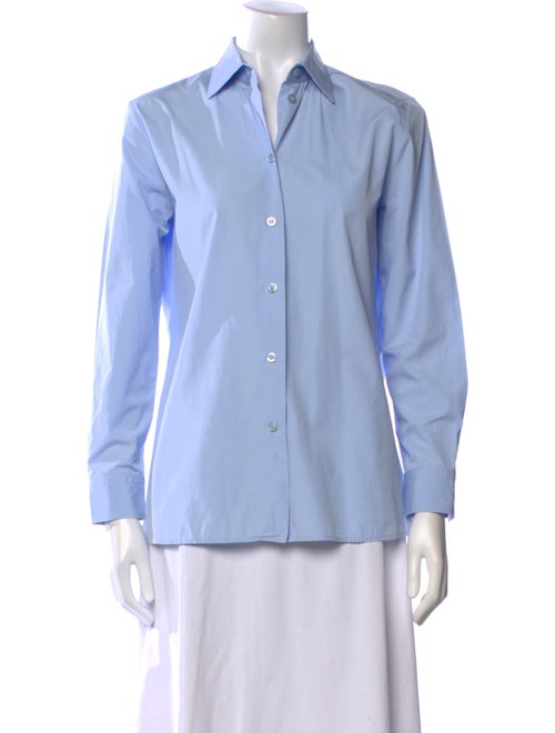 Prada 2024 Long Sleeve Button-Up Top