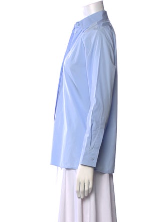 Prada 2024 Long Sleeve Button-Up Top