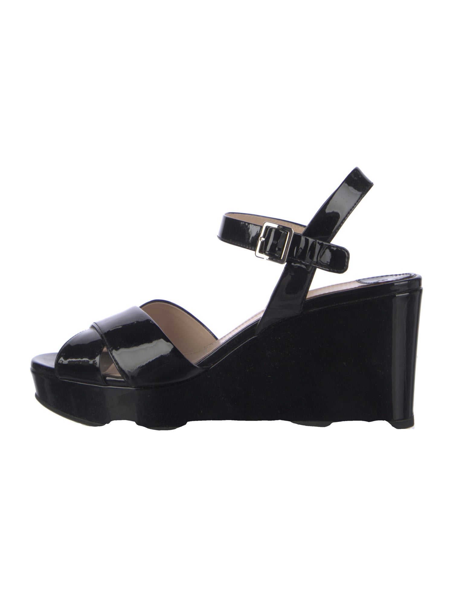 Prada Patent Leather Sandals
