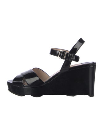 Prada Patent Leather Sandals