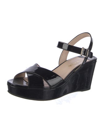 Prada Patent Leather Sandals