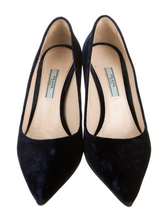 Prada Velvet Pumps