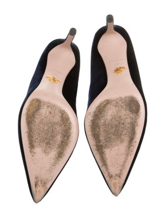 Prada Velvet Pumps