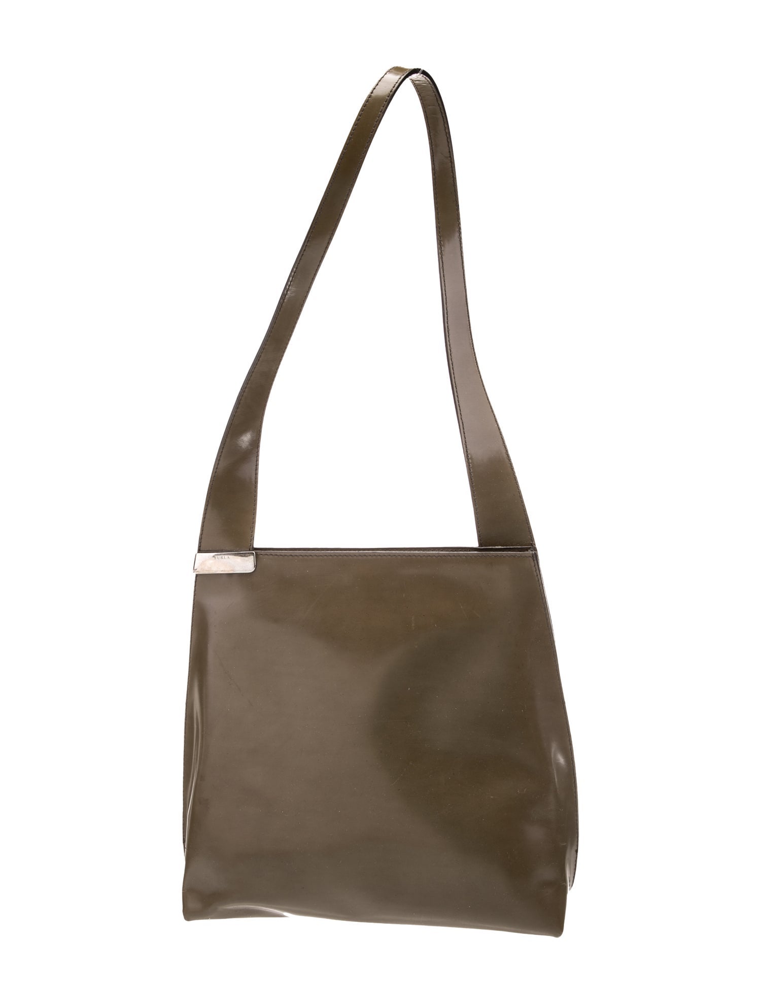 Furla Patent Leather Shoulder Bag