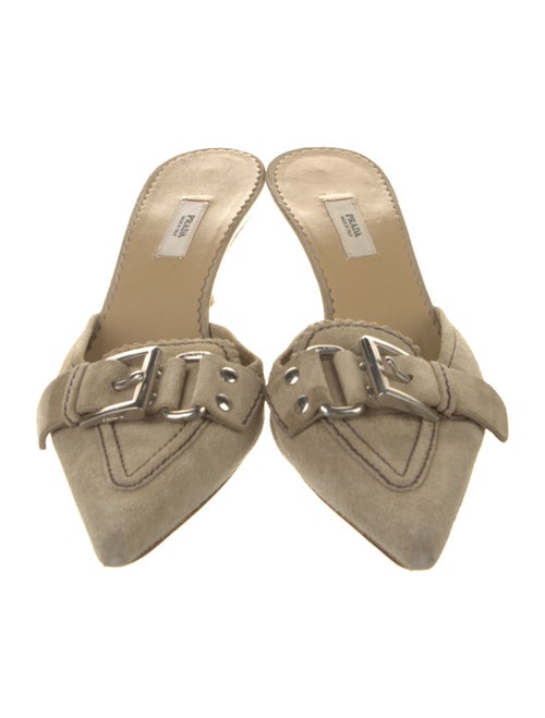 Prada Suede Mules