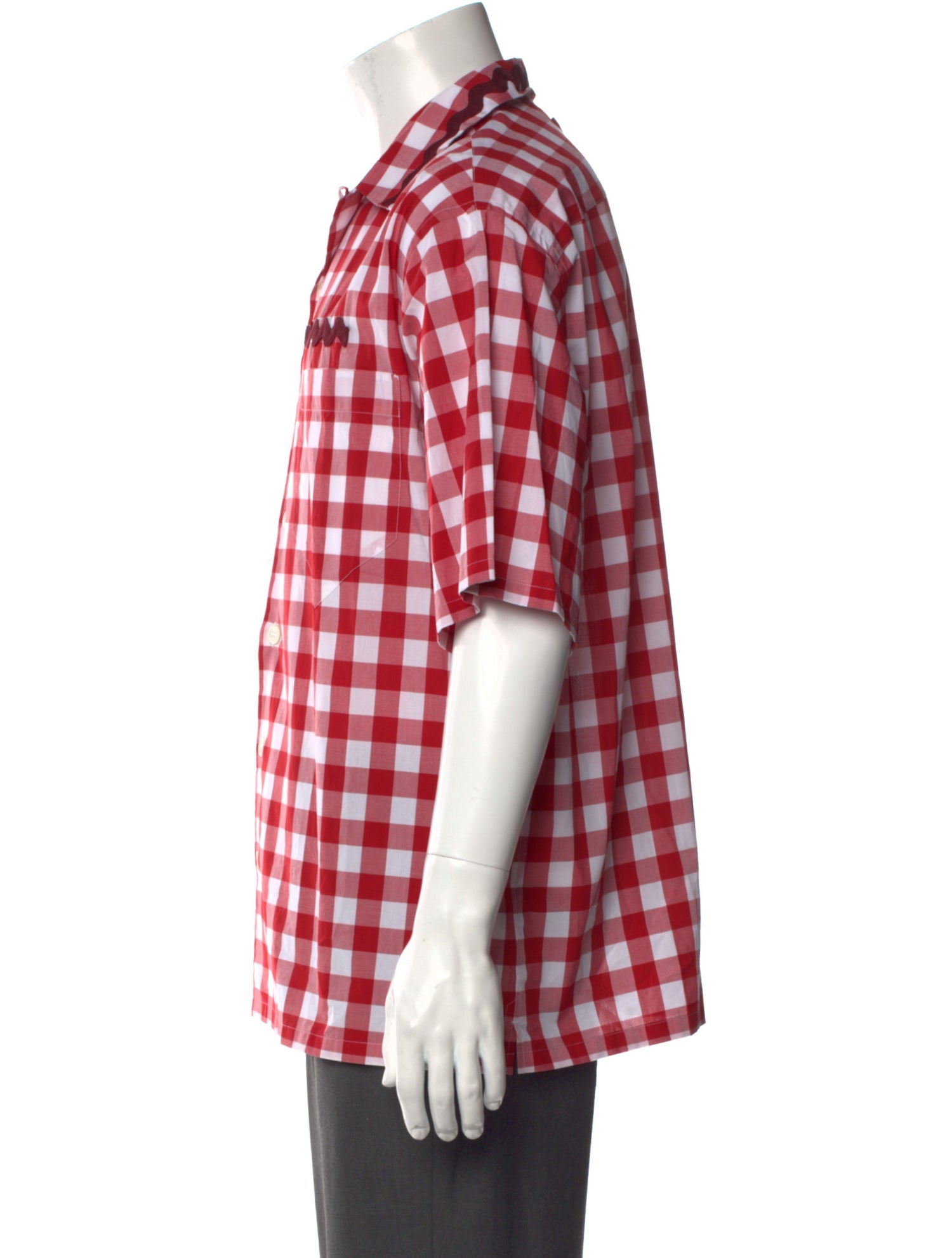 Prada 2023 Plaid Print Shirt w/ Tags