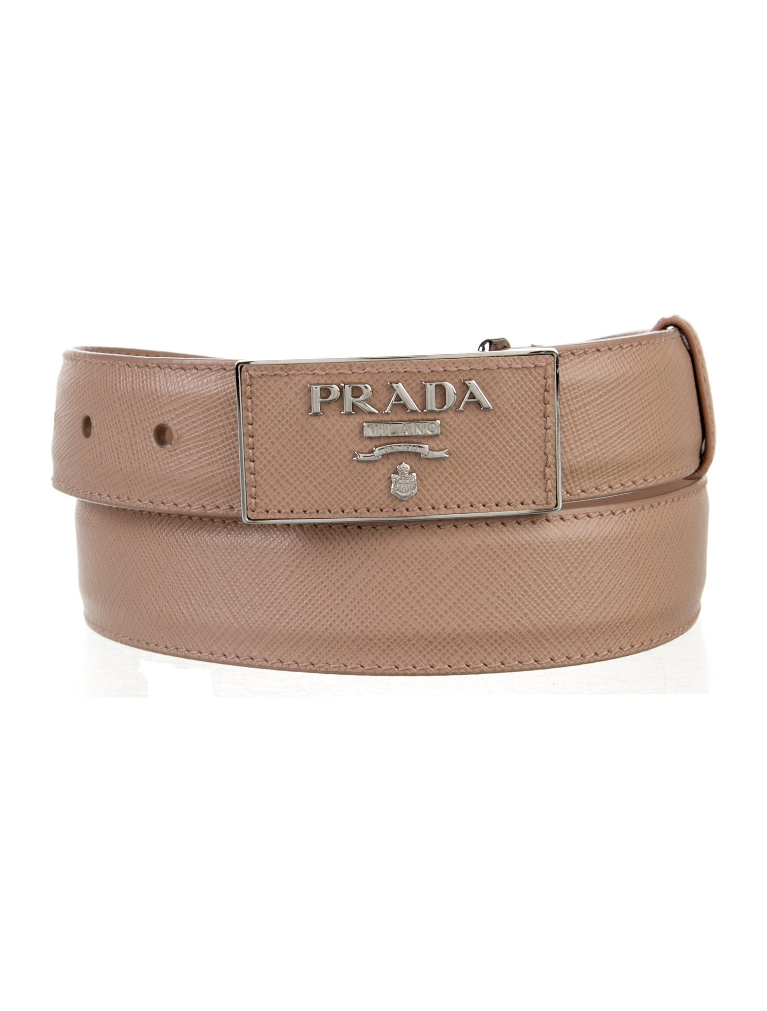 Prada Saffiano Leather Belt