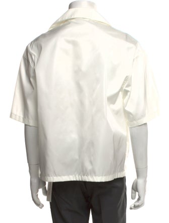 Prada 2023 Enameled Metal Triangle Shirt