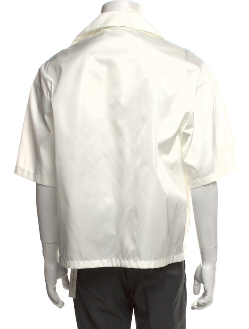 Prada 2023 Enameled Metal Triangle Shirt