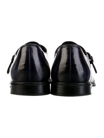 Prada Leather Monk Straps