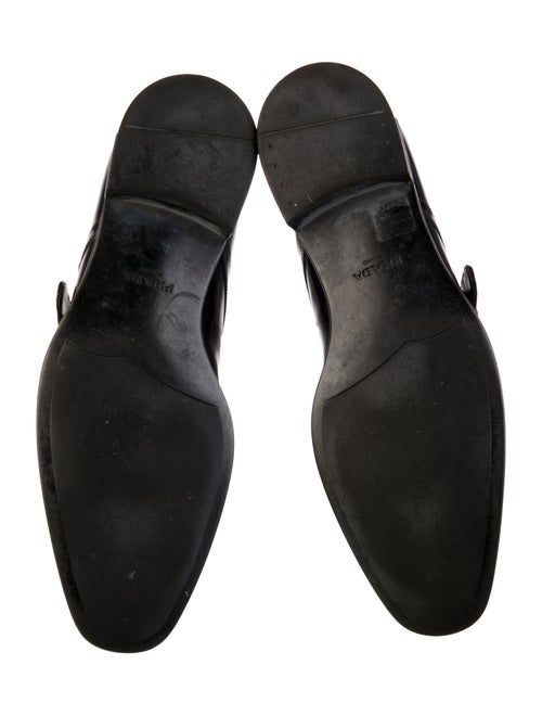 Prada Leather Monk Straps