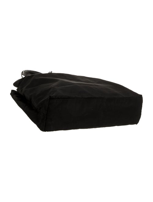 Prada Enameled Metal Triangle Tote