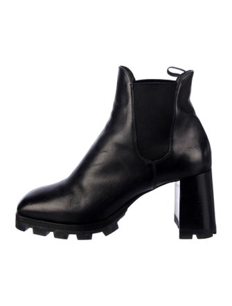 Prada Leather Chelsea Boots
