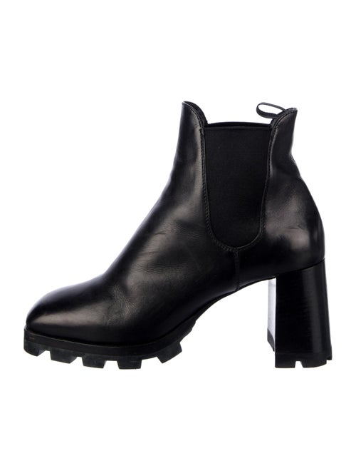 Prada Leather Chelsea Boots