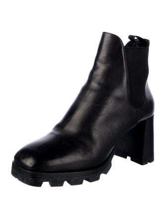 Prada Leather Chelsea Boots