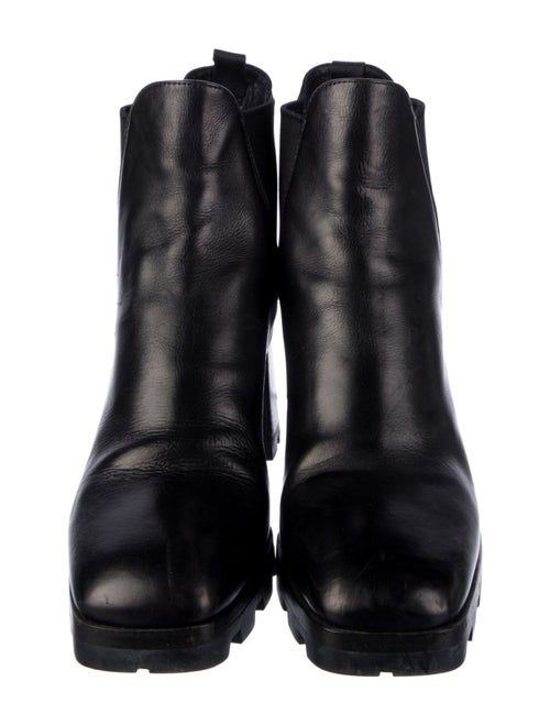 Prada Leather Chelsea Boots