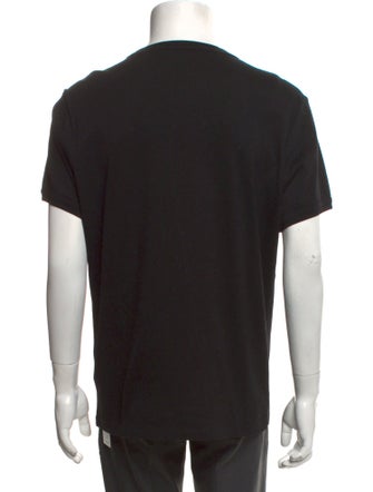 Prada 2022 Enameled Metal Triangle T-Shirt