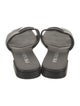 Prada Saffiano Leather Printed Slides