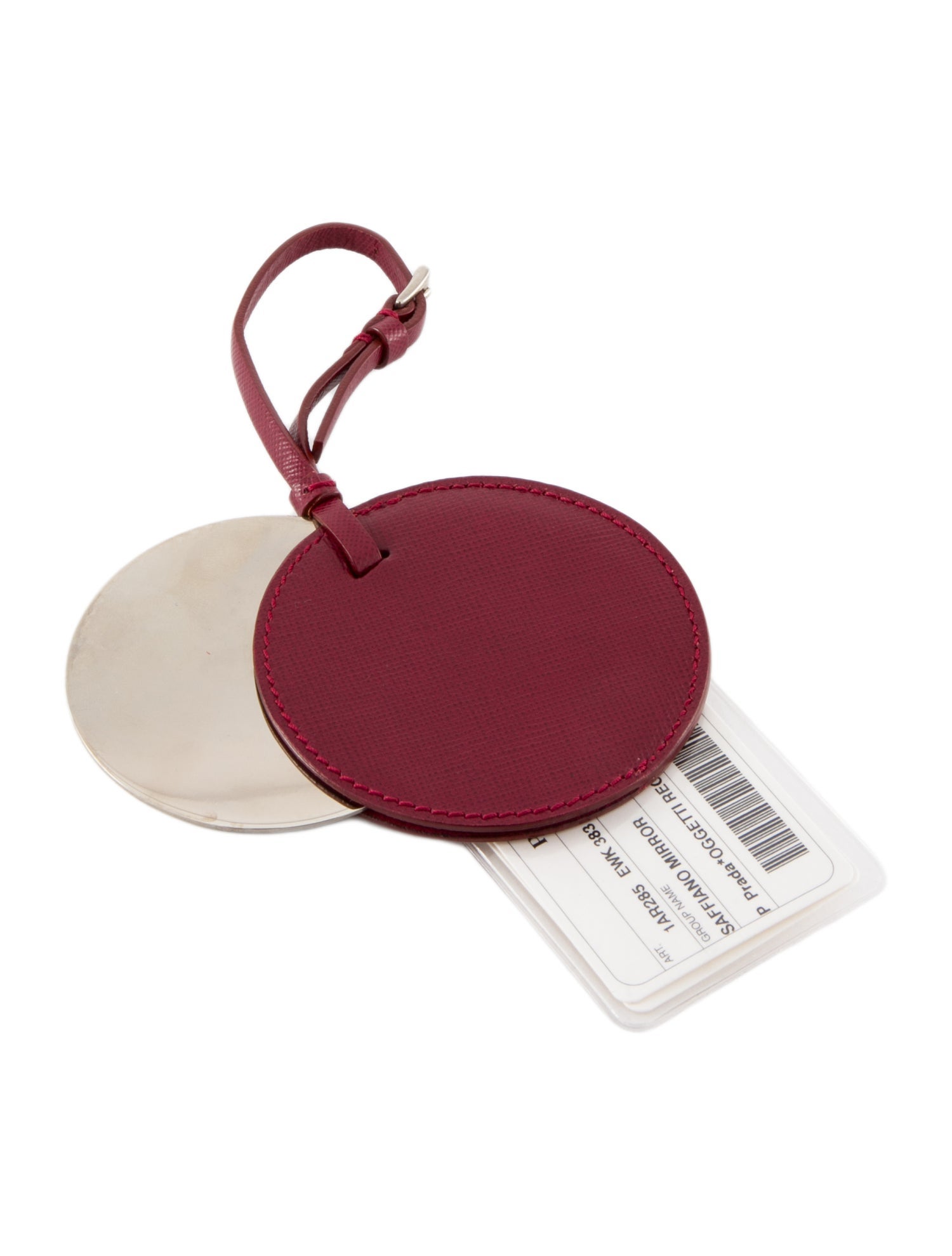 Prada Leather Keychain