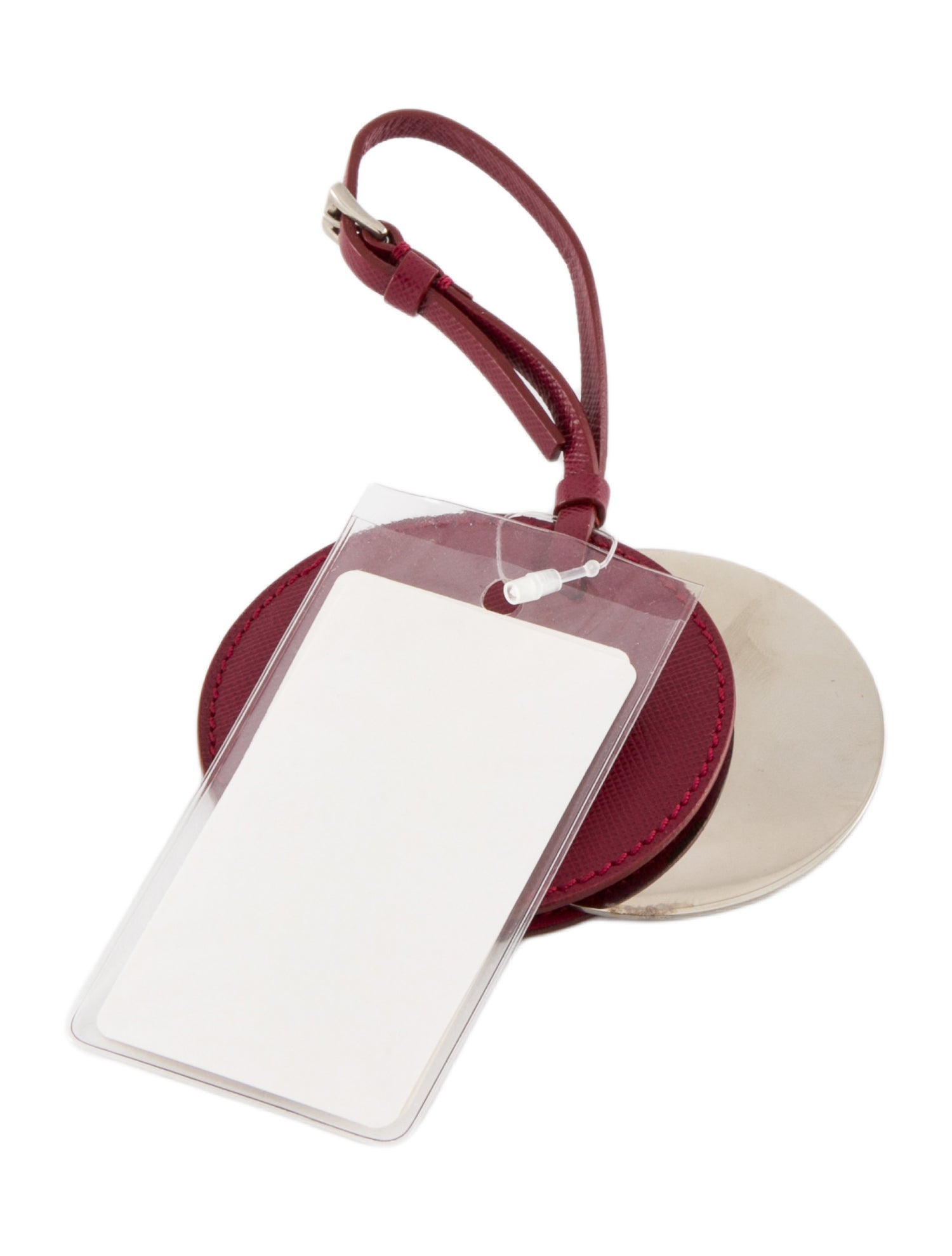 Prada Leather Keychain