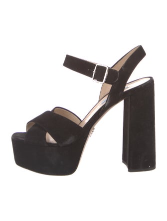Prada Suede Sandals